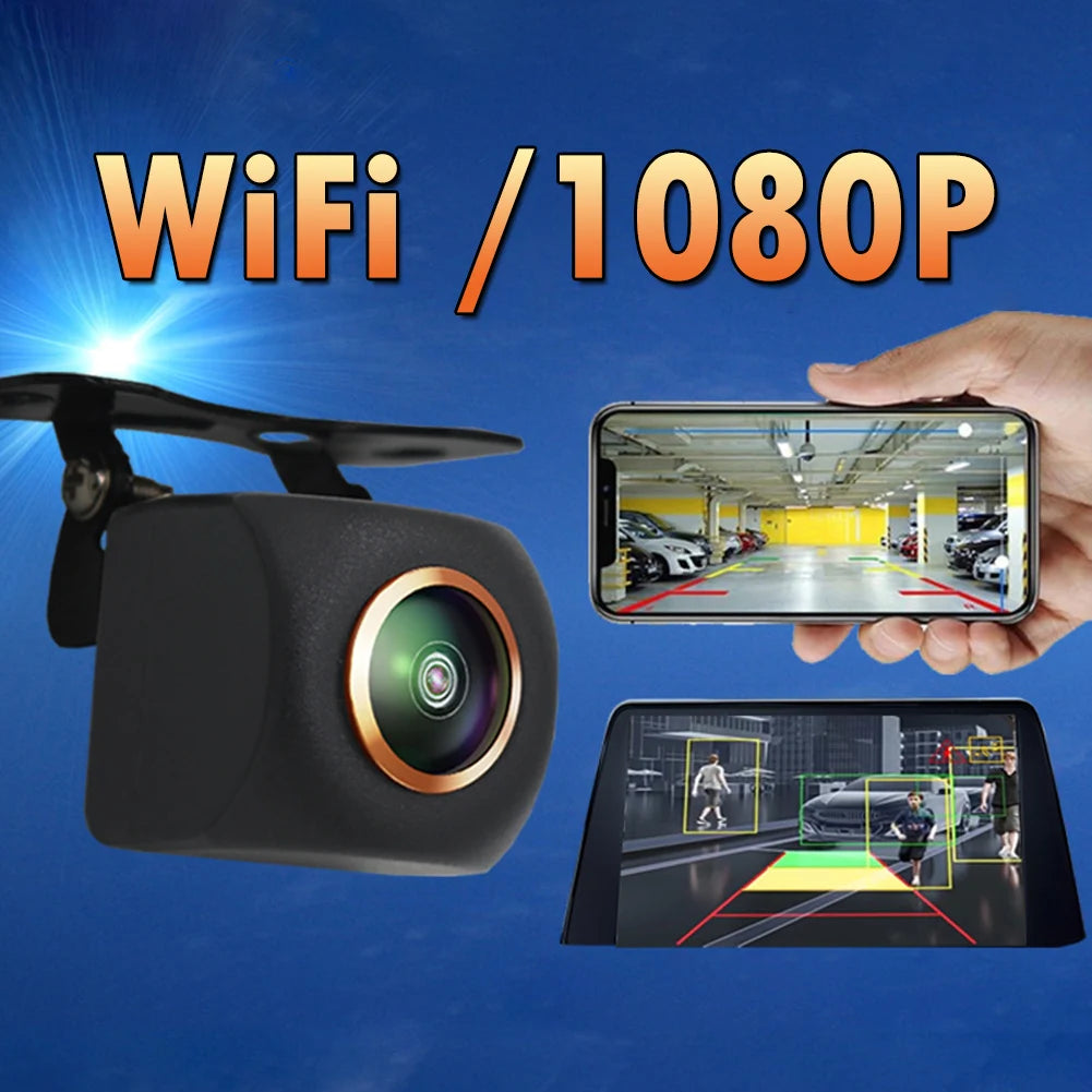 Caméra de Recul WiFi 1080P – Sécurité et Vision Panoramique en Temps Réel