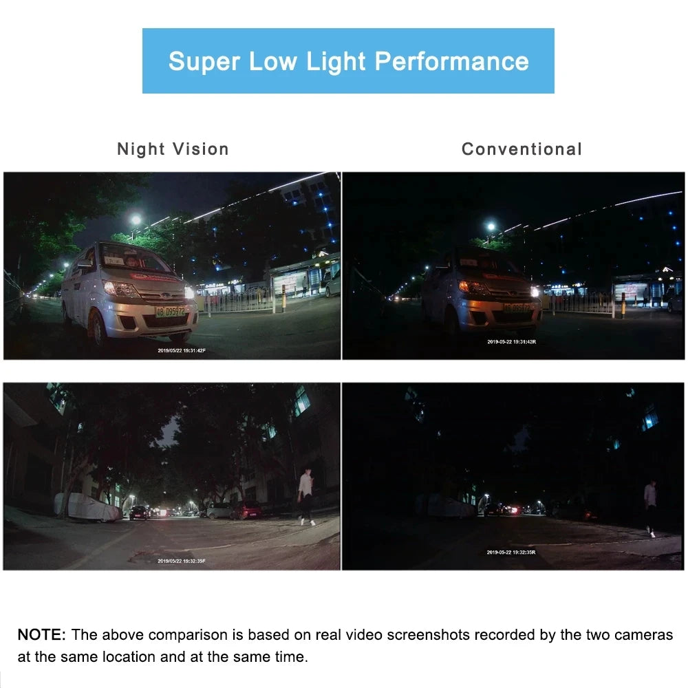 Caméra DashCam Moto G-sensor Vision Nocturne