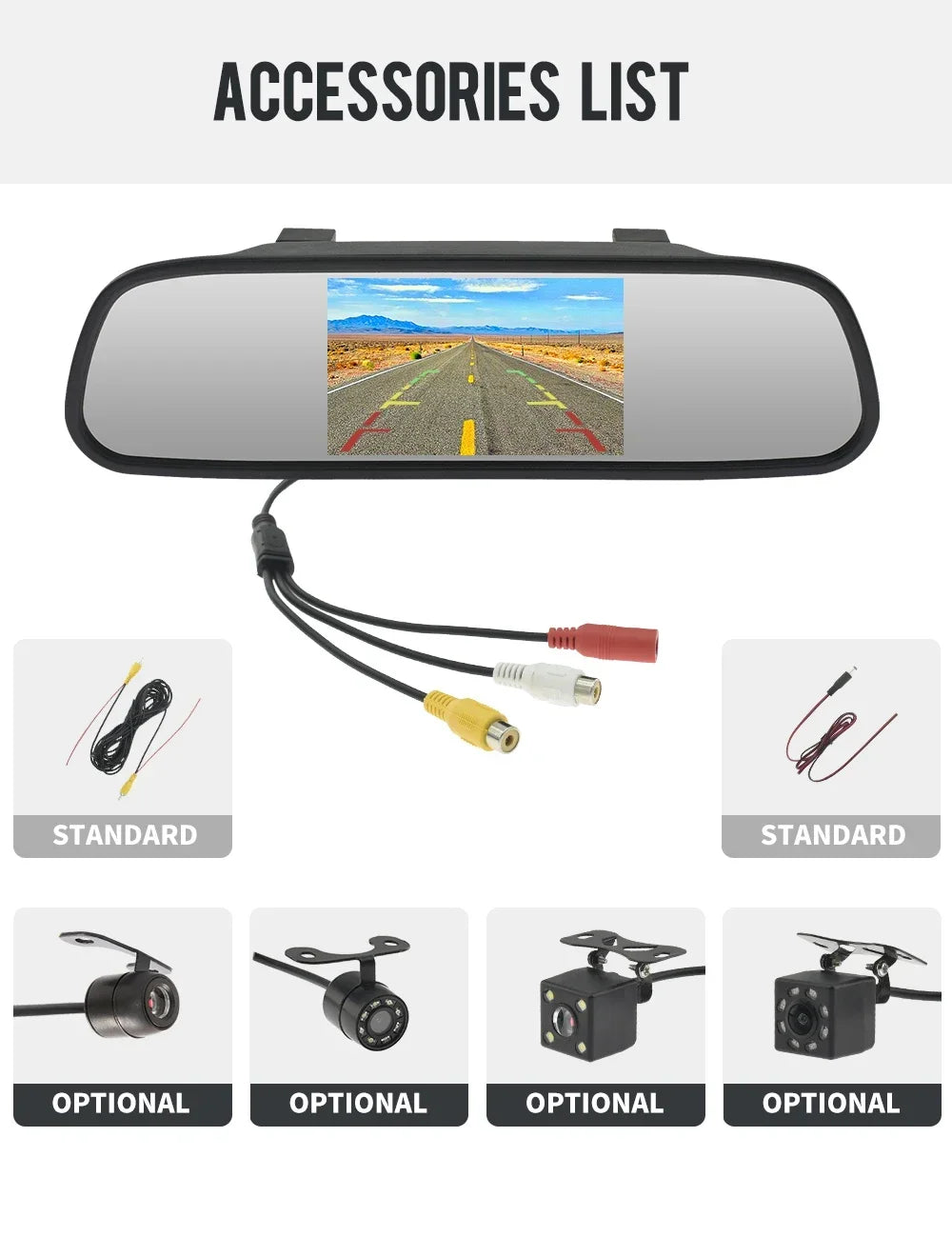 KTYDKP avec Moniteur Rétroviseur 5" : Sécurité et Confort de Stationnement