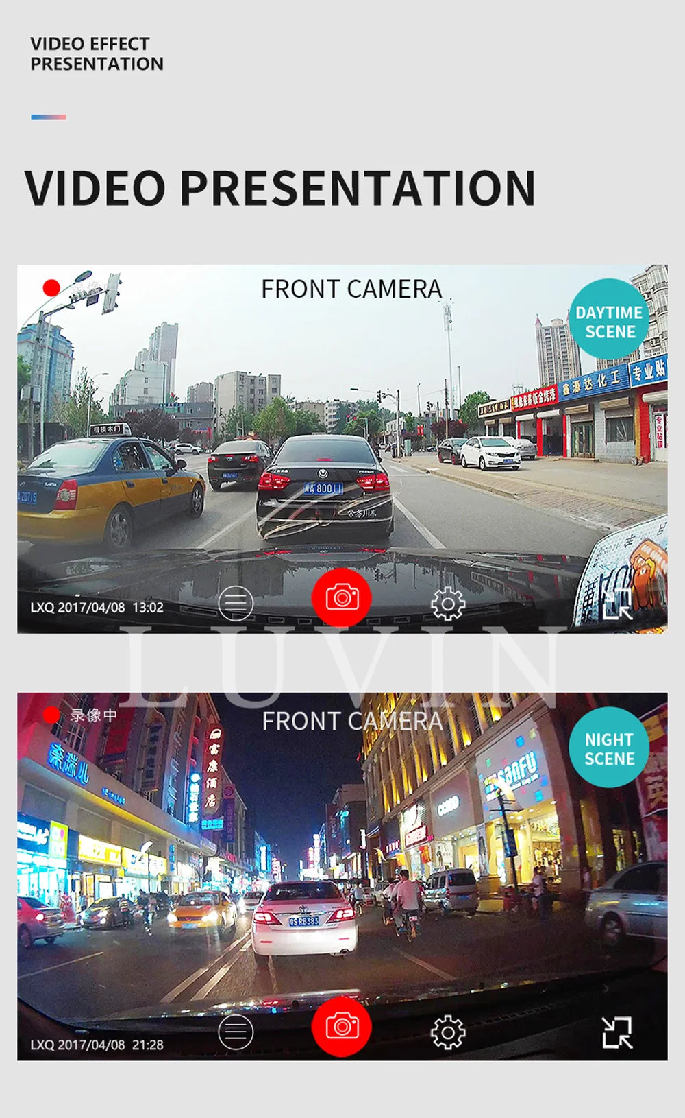 Dashcam Moto Guidon ou Casque 2K WiFi Waterproof Vision Nocturne