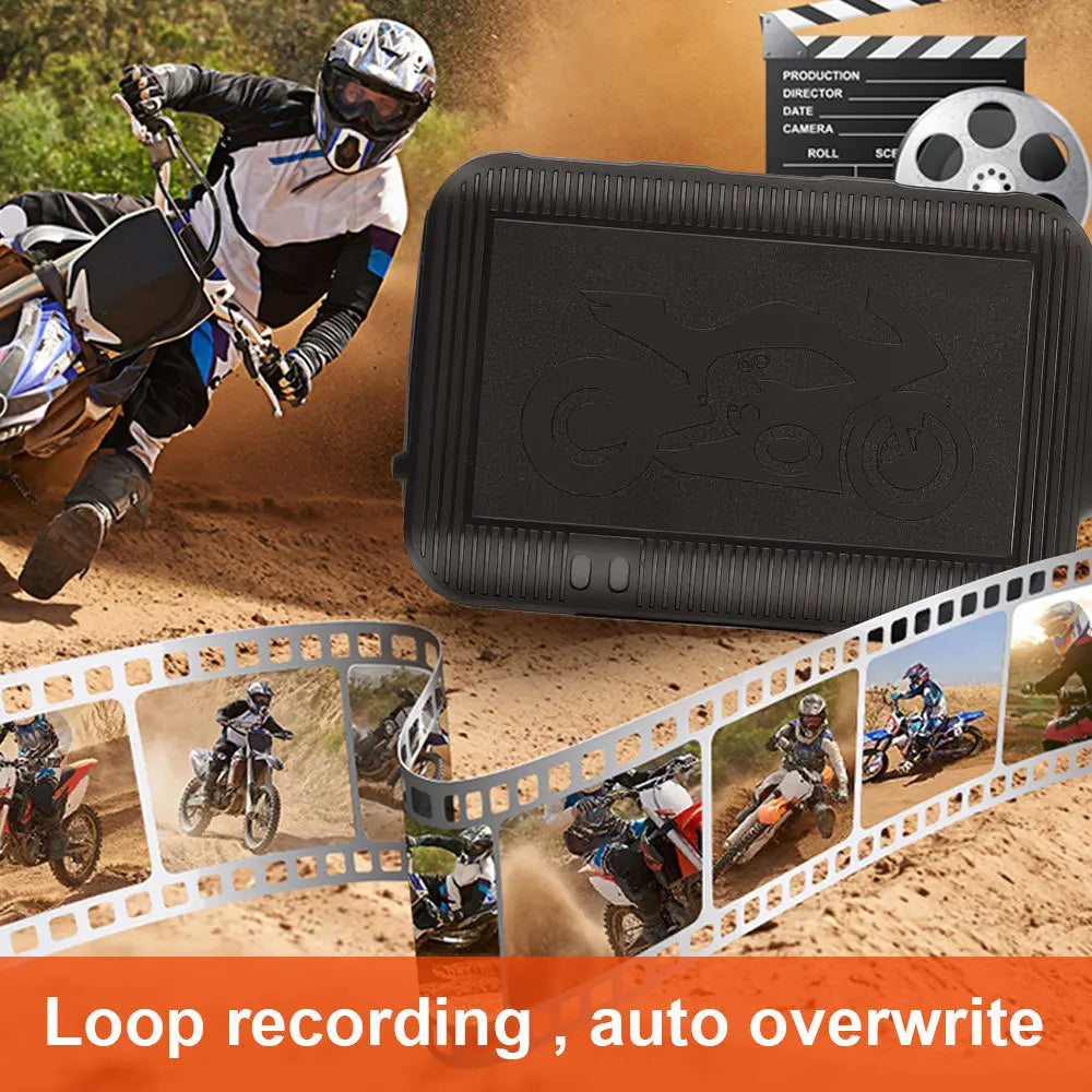 GEAR-2C Dash Cam 1080P pour Moto : Sécurité, Vision Nocturne et Wi-Fi Intégrés