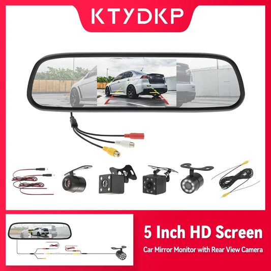 kit caméra recul moniteur 5 pouces LED activation auto - Drive Live