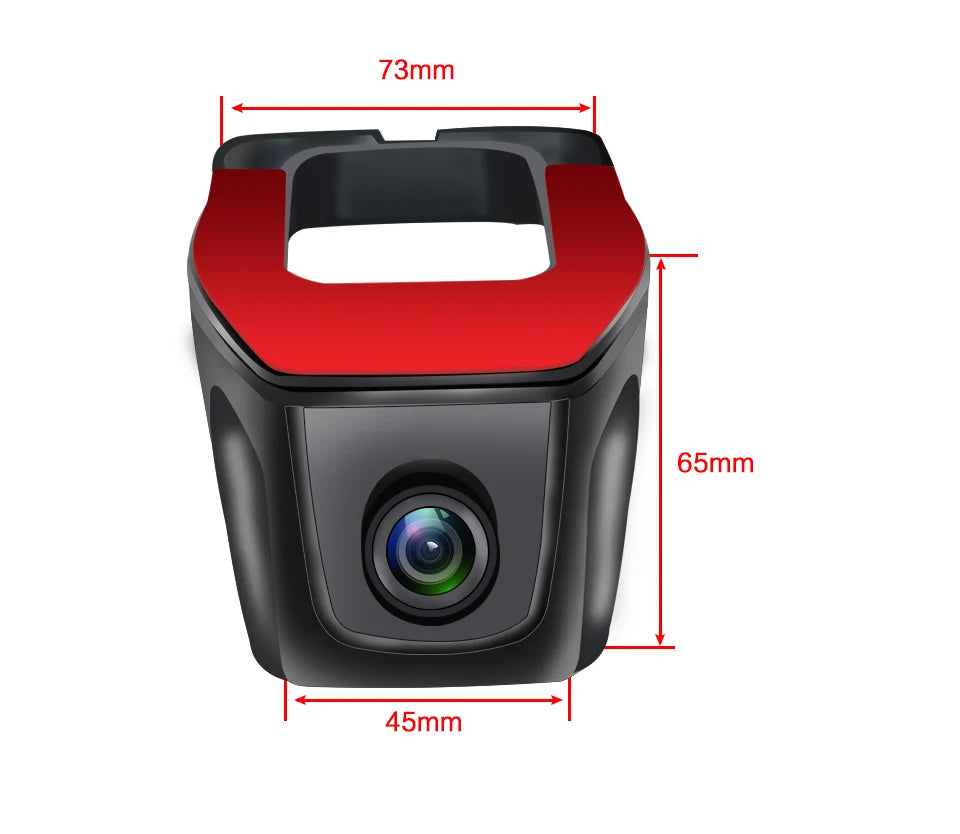 Caméra DVR Rétroviseur Full HD Vision Nocturne