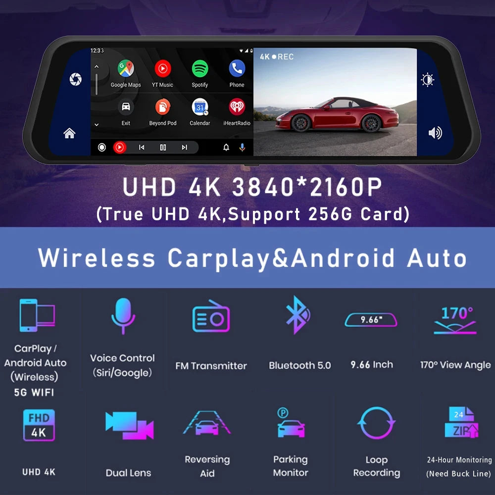Max 4K-12C Dashcam : Sécurité et Performance Avancées pour Votre Véhicule