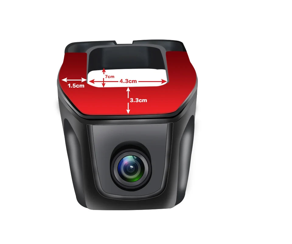 Caméra DVR Rétroviseur Full HD Vision Nocturne