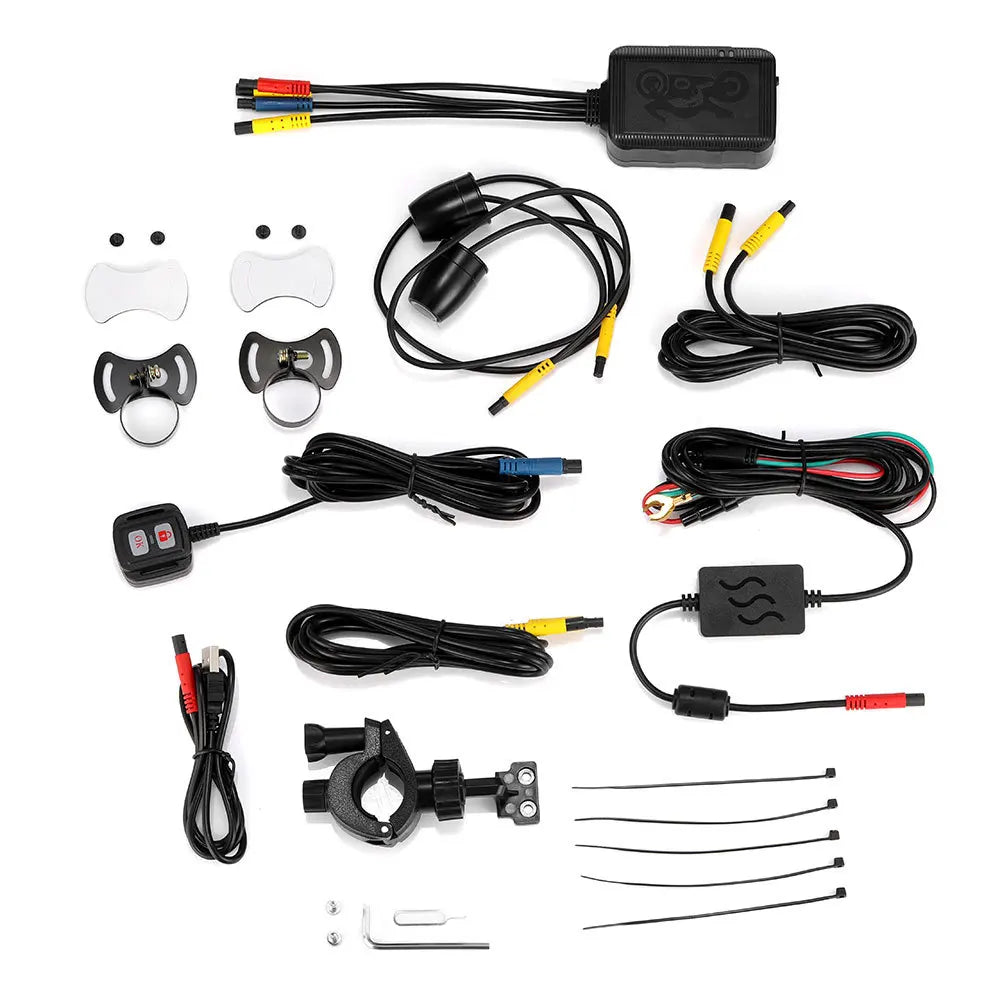 GEAR-2C Dash Cam 1080P pour Moto : Sécurité, Vision Nocturne et Wi-Fi Intégrés