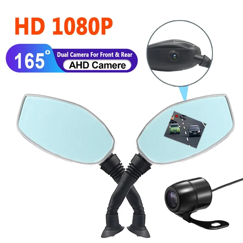 Dashcam Moto Rétroviseur 1080p