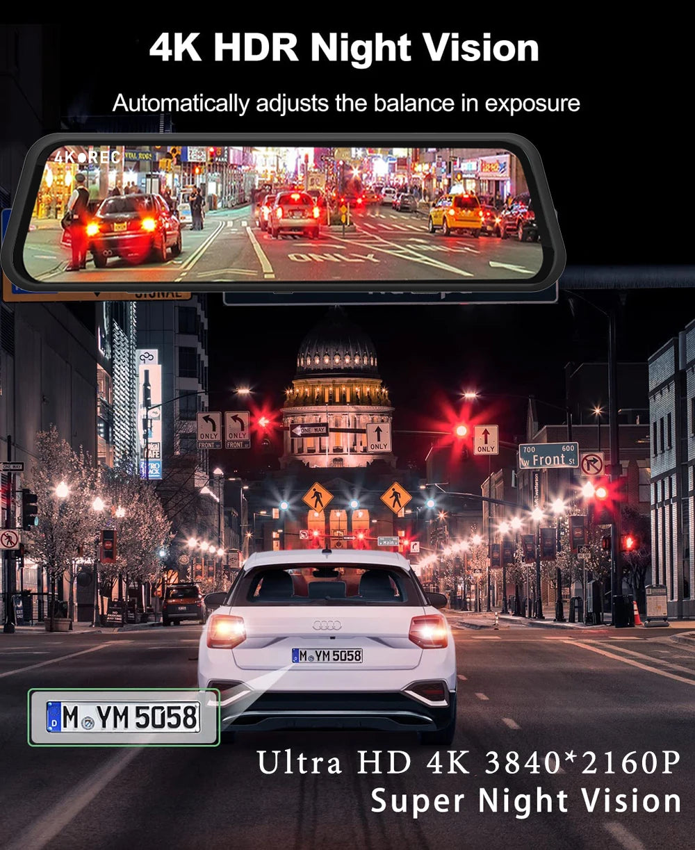 Max 4K-12C Dashcam : Sécurité et Performance Avancées pour Votre Véhicule