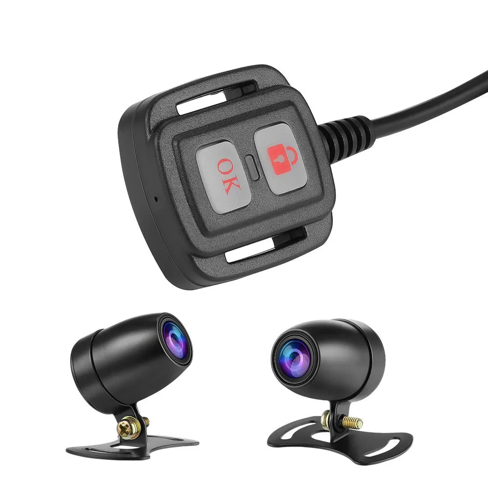GEAR-2C Dash Cam 1080P pour Moto : Sécurité, Vision Nocturne et Wi-Fi Intégrés