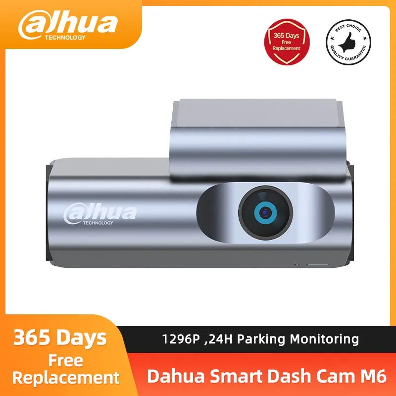 Dashcam DHI-DAE-M6-1C : Ultra Haute Résolution, Vision Nocturne et Contrôle Vocal pour une Protection Totale