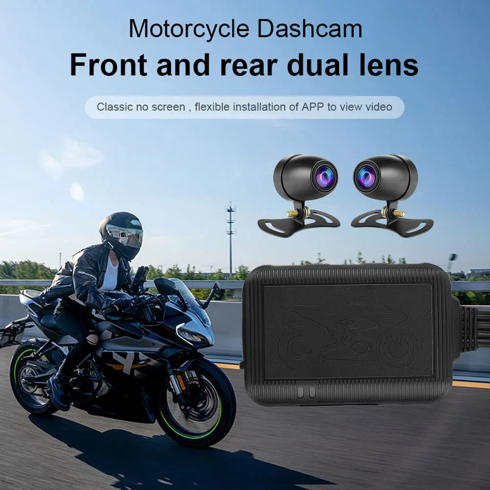 GEAR-2C Dash Cam 1080P pour Moto : Sécurité, Vision Nocturne et Wi-Fi Intégrés