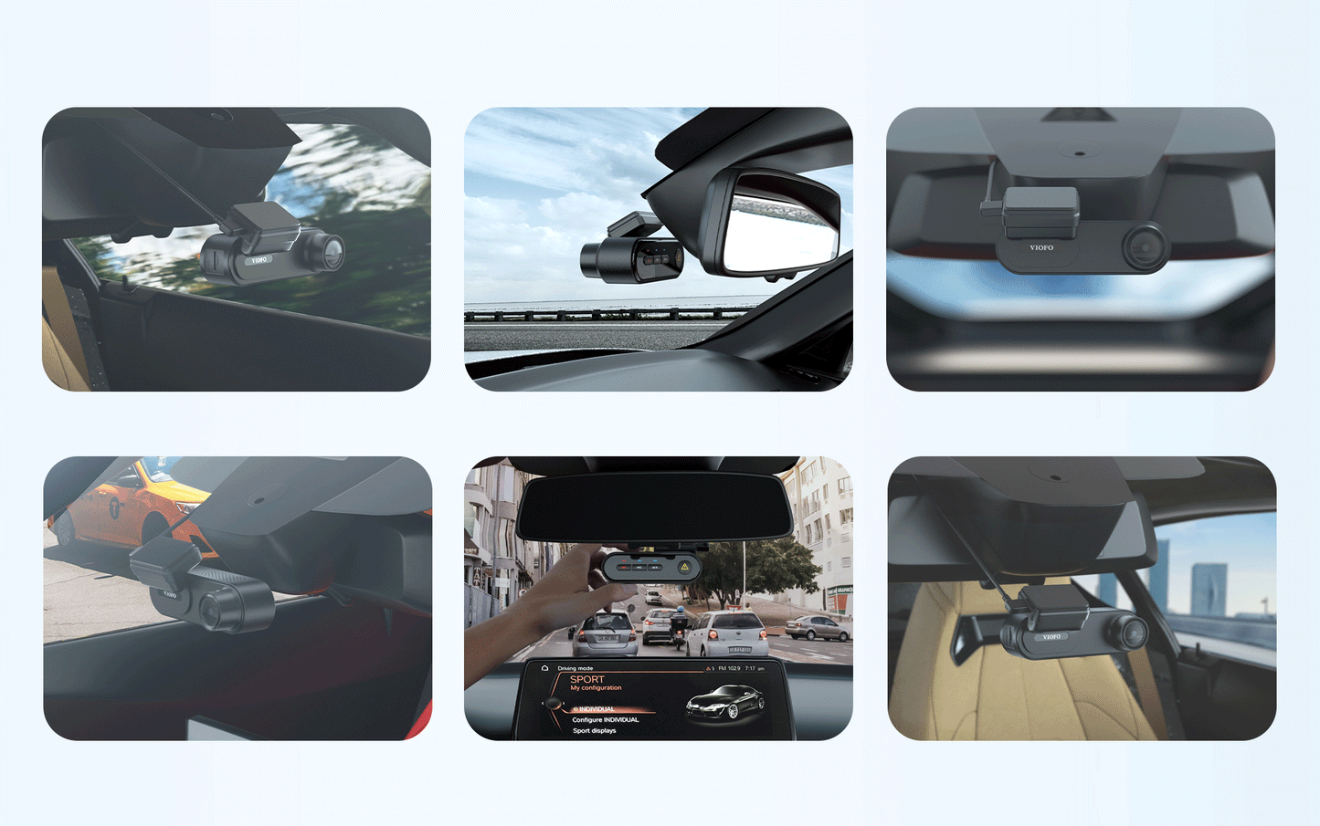 VIOFO WM1 Dash Cam 2K Quad HD avec Vision Nocturne et Mode Parking 24/7