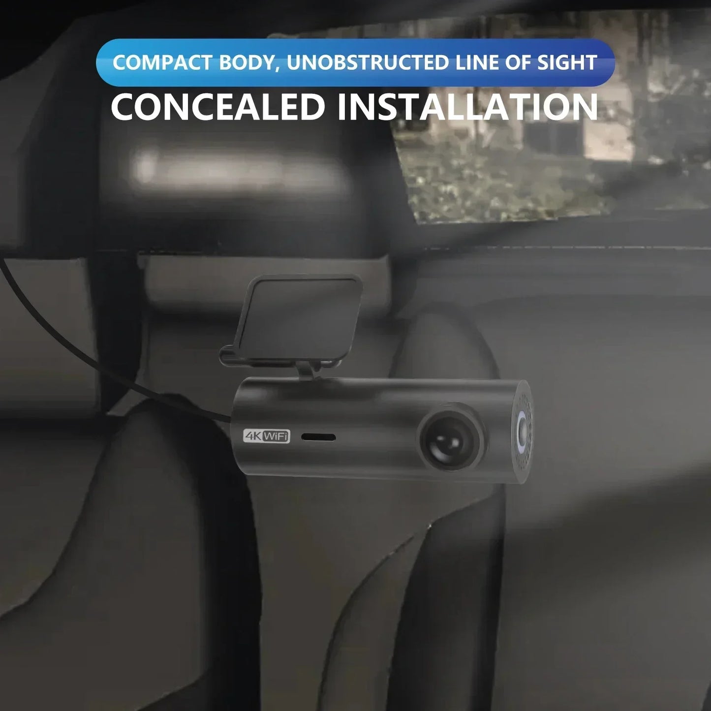 Dashcam GMA 4K avec WiFi et Vision Nocturne