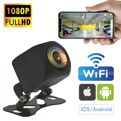 Caméra de Recul WiFi 1080P – Sécurité et Vision Panoramique en Temps Réel