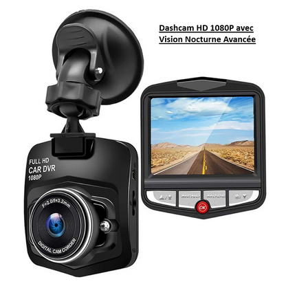 Dashcam HD 1080P avec Vision Nocturne Avancée