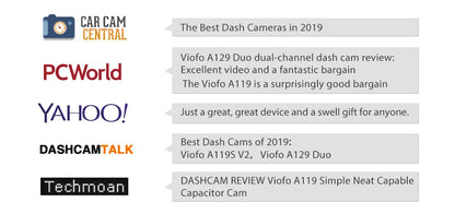 VIOFO MT1 Dashcam Moto 1080P HD Caméra Sony