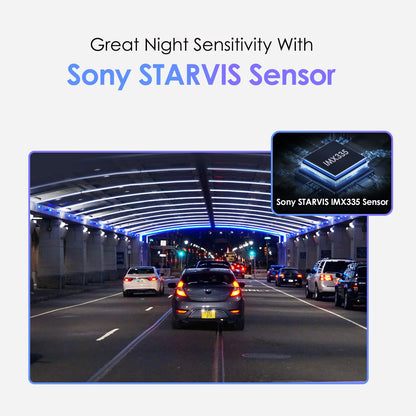VIOP-2C : Dash Cam 2K avec GPS, Wi-Fi et Vision Nocturne