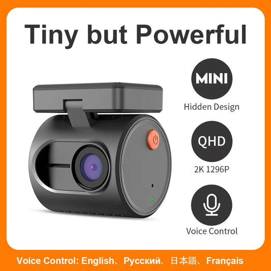 Dashcam KAW-Mini : Compacte, Puissante et Discrète pour une Surveillance 2K Ultra HD 24/7