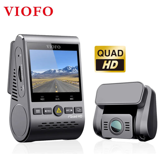 VIOP-2C : Dash Cam 2K avec GPS, Wi-Fi et Vision Nocturne