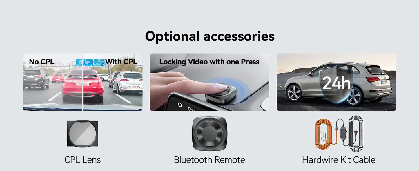 VIOFO Ultra HD 4K Dash Cam avec Vision Nocturne et GPS Intégré