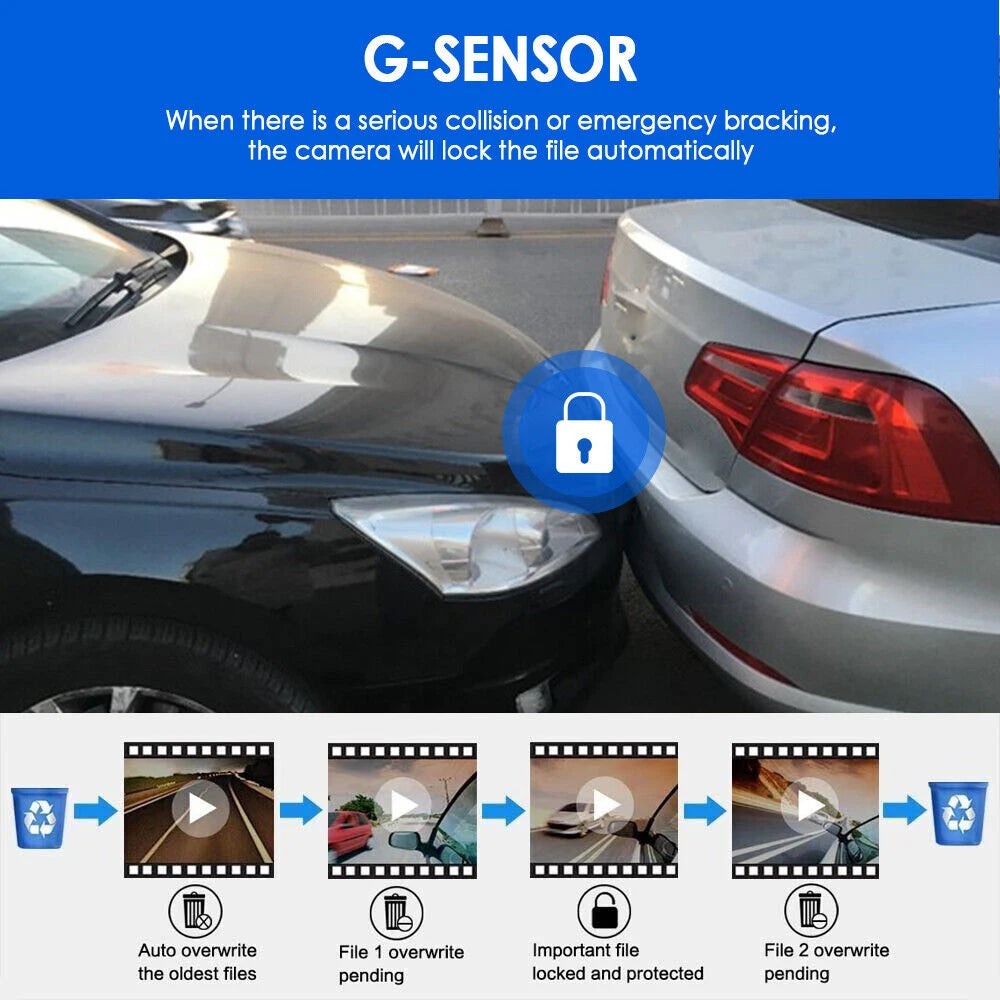 Dashcam NUO-2C : Vision Nocturne pour une Protection Totale de Jour comme de Nuit