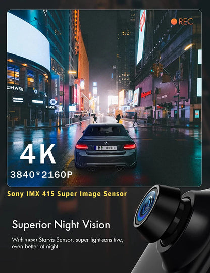 Max 4K-12C Dashcam : Sécurité et Performance Avancées pour Votre Véhicule
