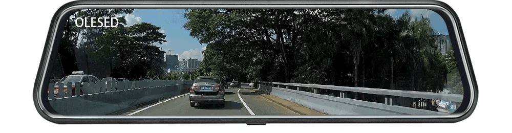 Dashcam Rétroviseur avant-arrière 4.3" Full HD