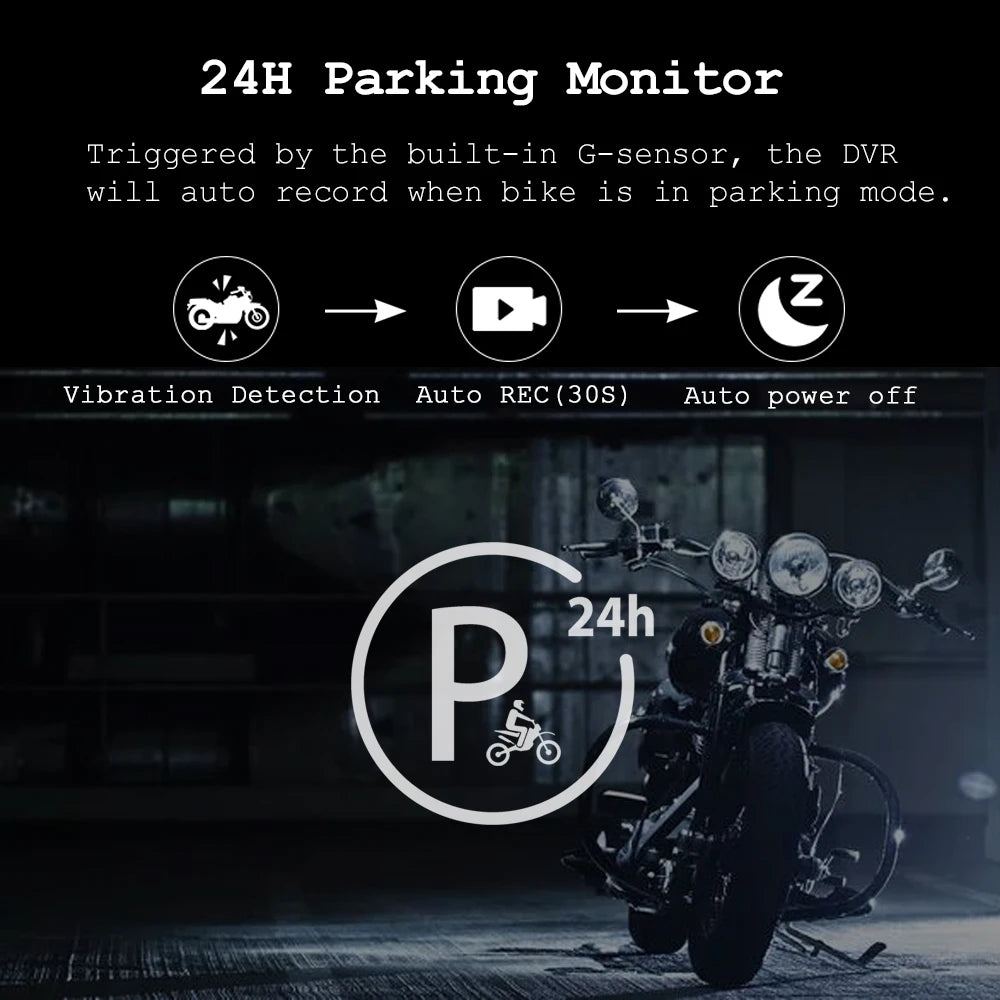 Double Dash Cam HD avec Vision Nocturne, Mode Parking, WiFi et GPS