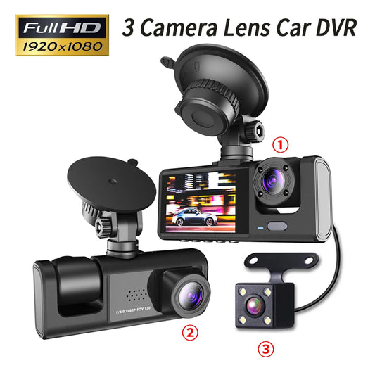 Dashcam KOC-2C : Double Caméras HD 1080P et Vision Nocturne pour une Surveillance 24/7 Fiable et Complète