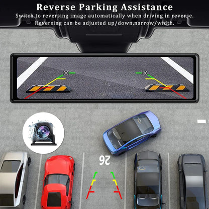 Dashcam Maxtoss 4K avec Caméra Double et Connectivité Carplay/Android Auto