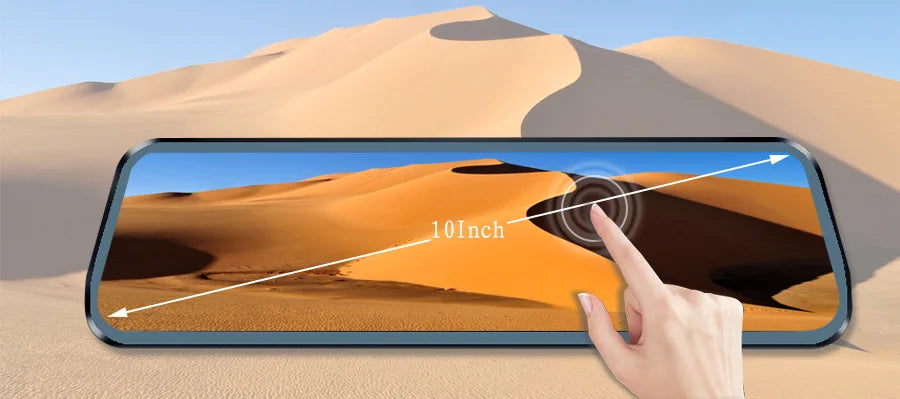 Dashcam Rétroviseur avant-arrière 4.3" Full HD