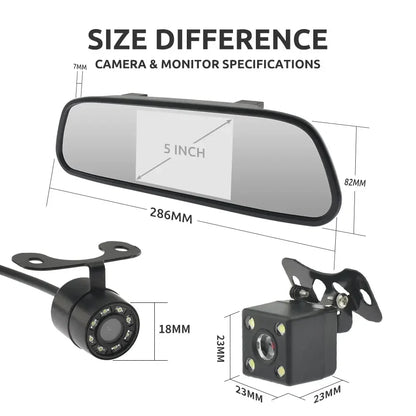 KTYDKP avec Moniteur Rétroviseur 5" : Sécurité et Confort de Stationnement