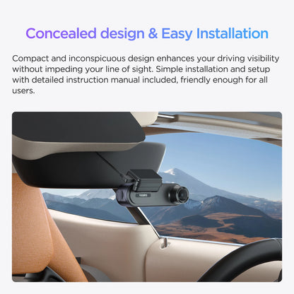 VIOFO WM1 Dash Cam 2K Quad HD avec Vision Nocturne et Mode Parking 24/7