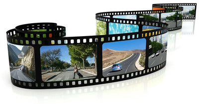 Dashcam Rétroviseur avant-arrière 4.3" Full HD