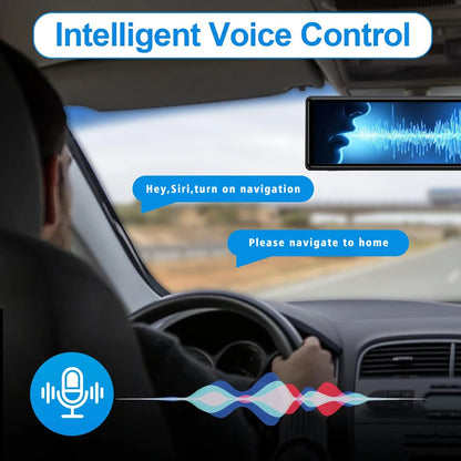 Dashcam Maxtoss 4K avec Caméra Double et Connectivité Carplay/Android Auto