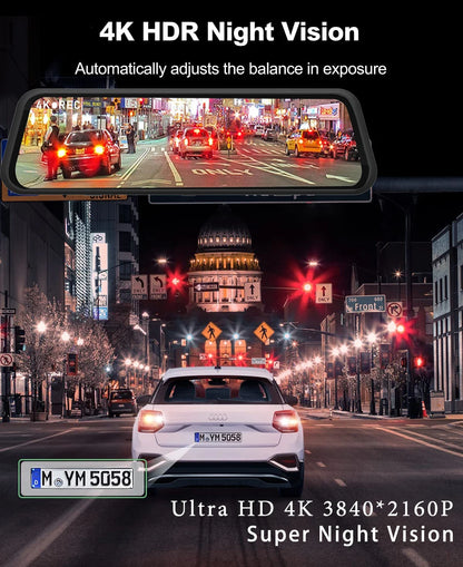 Max 4K-12C Dashcam : Sécurité et Performance Avancées pour Votre Véhicule