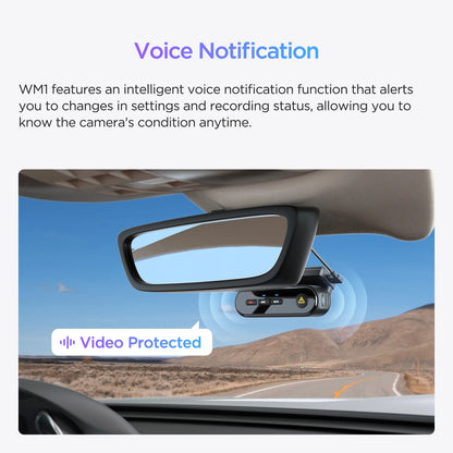 VIOFO WM1 Dash Cam 2K Quad HD avec Vision Nocturne et Mode Parking 24/7