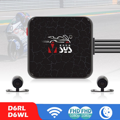 Double Dashcam Moto 1080p Wi-Fi et Vision Nocturne