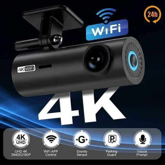 Dashcam GMA 4K avec WiFi et Vision Nocturne