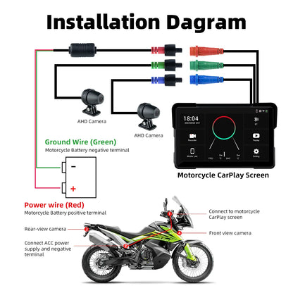 Caméra Moto DEK-2K-2C – Sécurité, Stabilité, et Connectivité Moderne