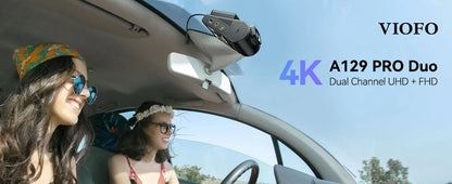 VIOFO Ultra HD 4K Dash Cam avec Vision Nocturne et GPS Intégré