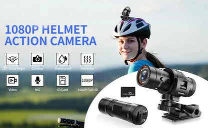 KIDKD Caméra Sport 1080P pour Casque et Vélo : Capturez Vos Aventures en Haute Définition