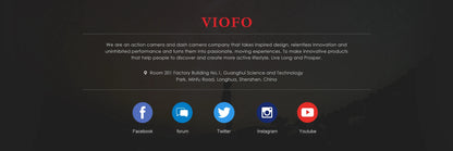 VIOFO MT1 Dashcam Moto 1080P HD Caméra Sony