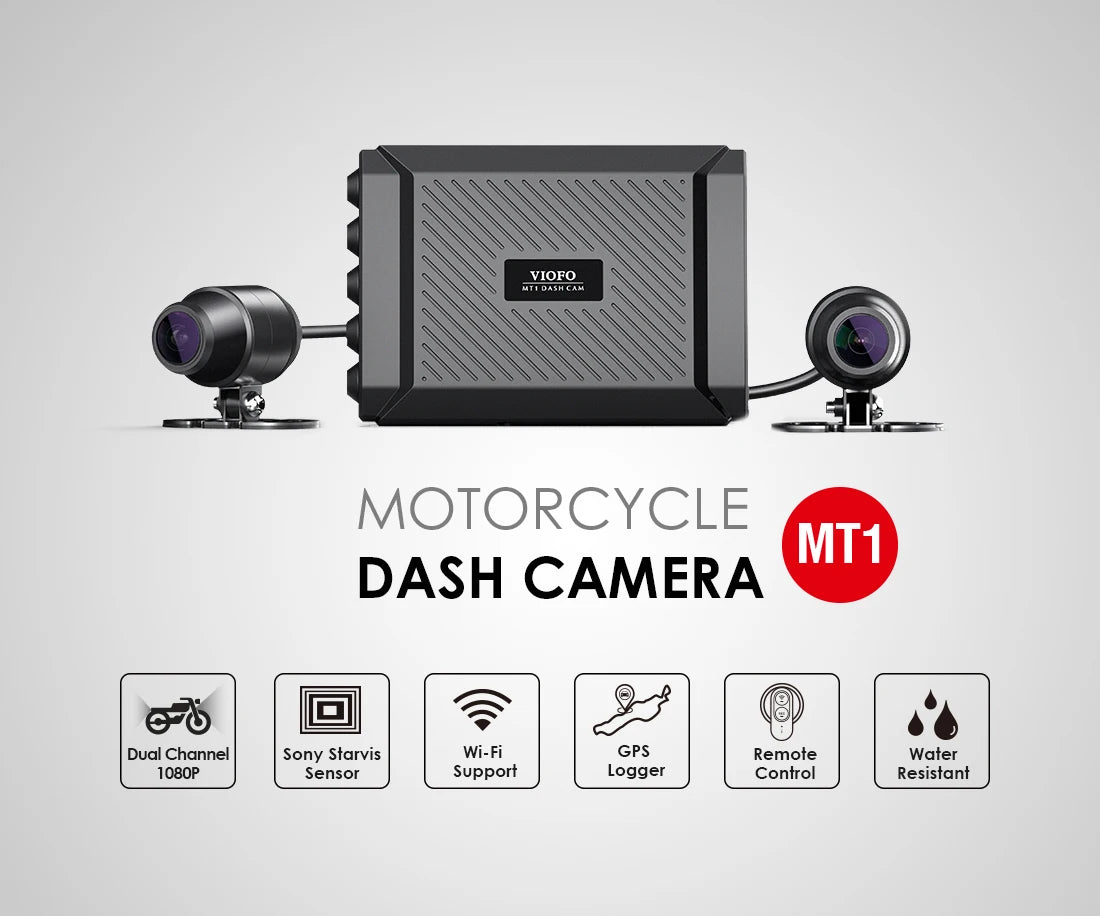 VIOFO MT1 Dashcam Moto 1080P HD Caméra Sony