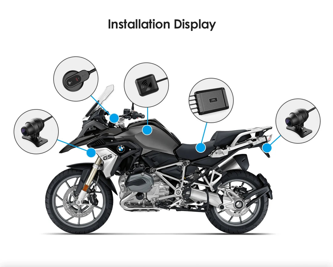 VIOFO MT1 Dashcam Moto 1080P HD Caméra Sony
